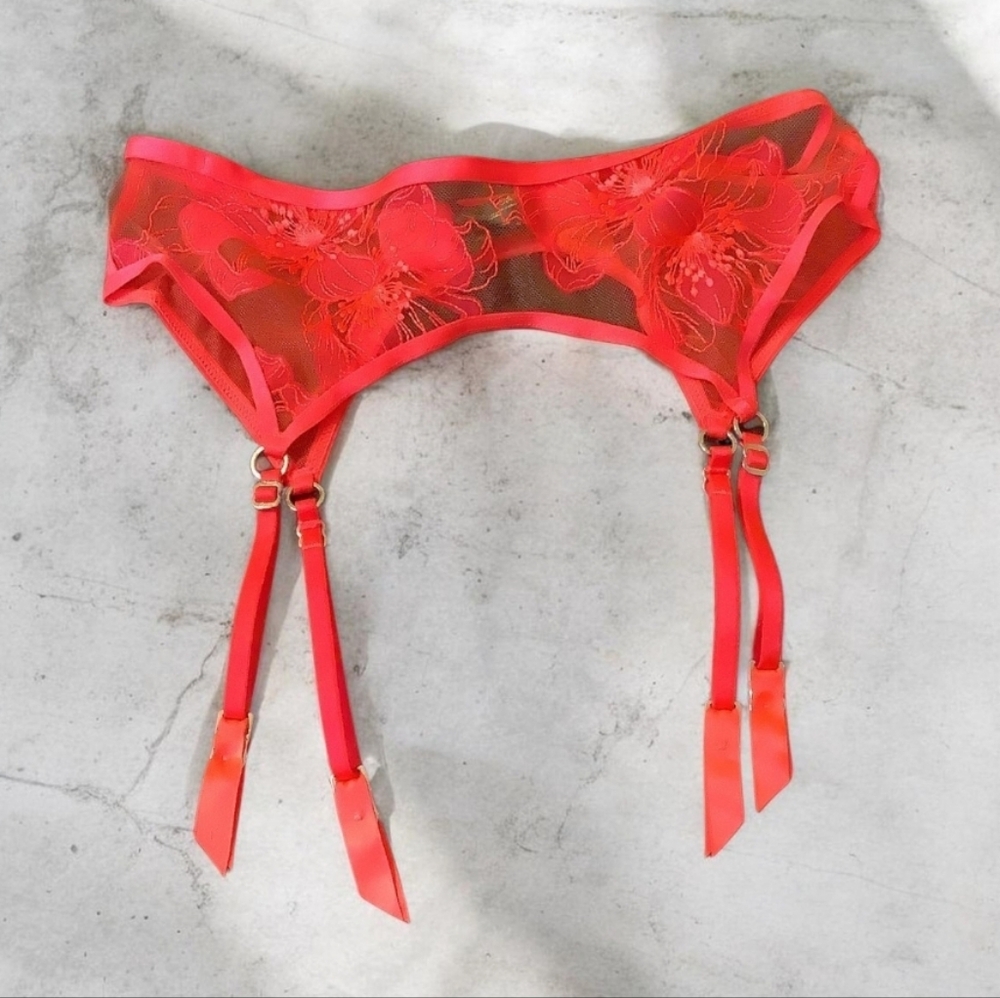 Honey Birdette Sz M Marivie Suspender